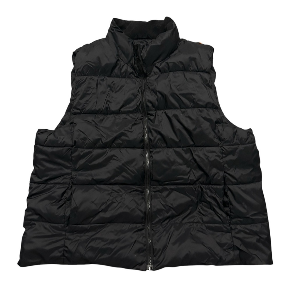GAP Full Zip Lightweight Puffer Vest Black